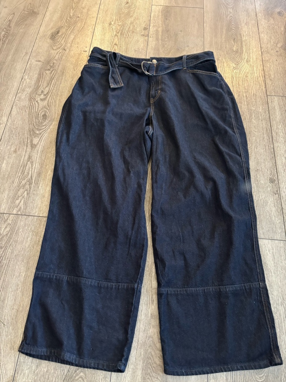 Ava & Viv  trouser Classic Wide-Leg Women’s Jeans - Dark Blue